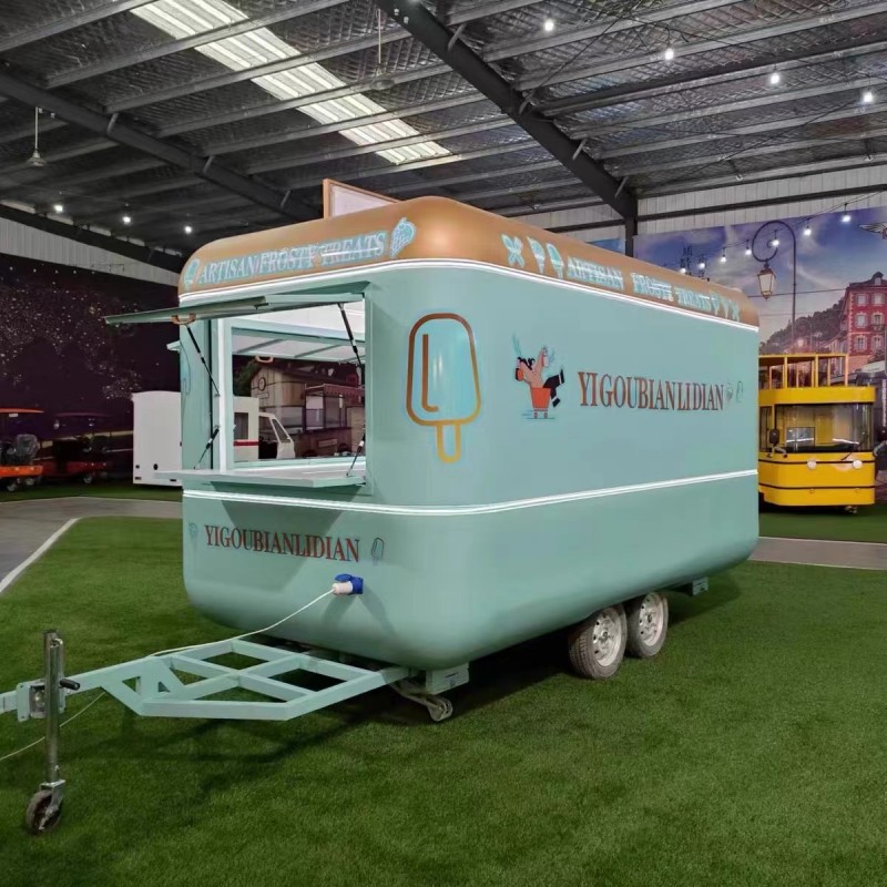 Food Trailer Supplier - Stainless Steel Kiosk Cart Catering Mobile