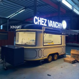 Mobile Food Truck Factory - UK Export Hot Dogs Ice Cream Vending Kiosks