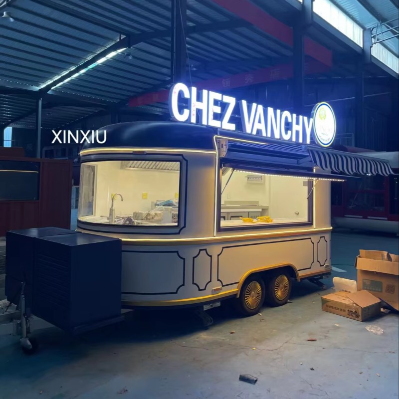 Mobile Food Truck Factory - UK Export Hot Dogs Ice Cream Vending Kiosks