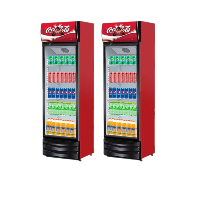 Beverage Cabinet Supplier - Luxury Single Door Air Cooled Drink Cooler
