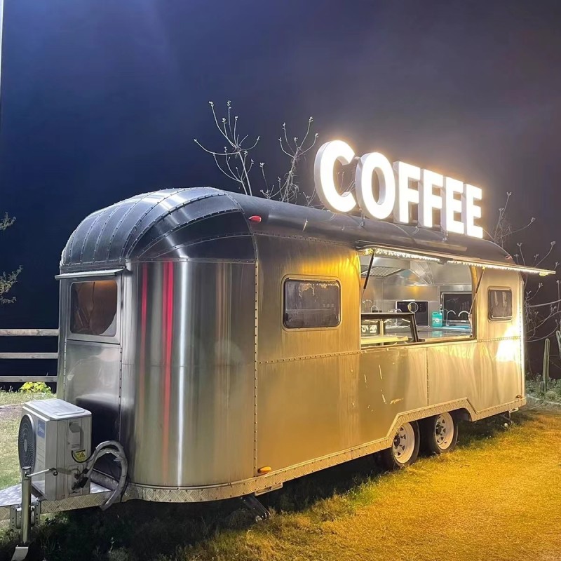Food Trailer Supplier - Hot Dog Pizza Coffee Booth Fast Moving Kitchen