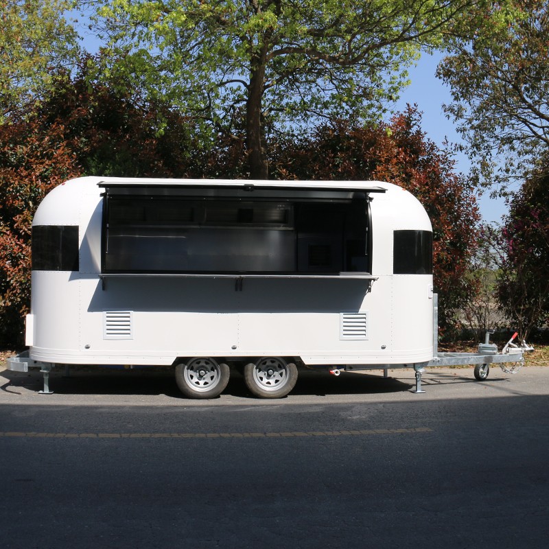 Food Trailer Supplier - Stainless Steel Kiosk Cart Catering Mobile Truck