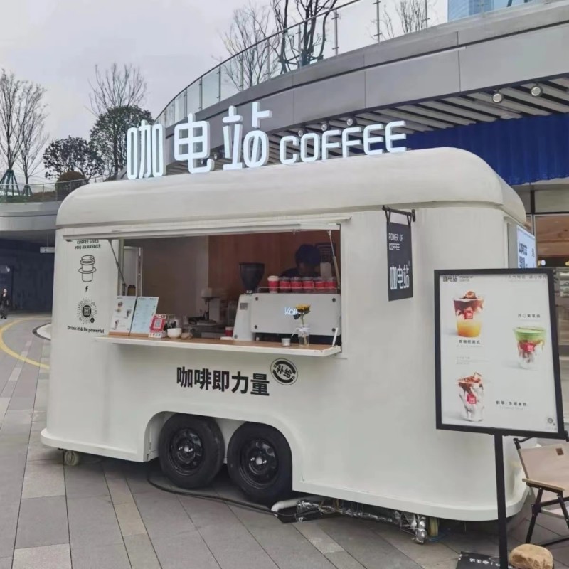 Food Trailer Supplier - Hot Dog Pizza Coffee Booth Fast Moving Kitchen