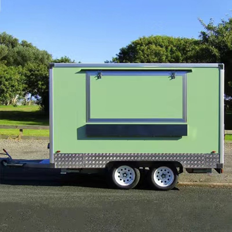 Commercial Food Vehicle Supplier - 16foot Licensed Street Pusher Trailer