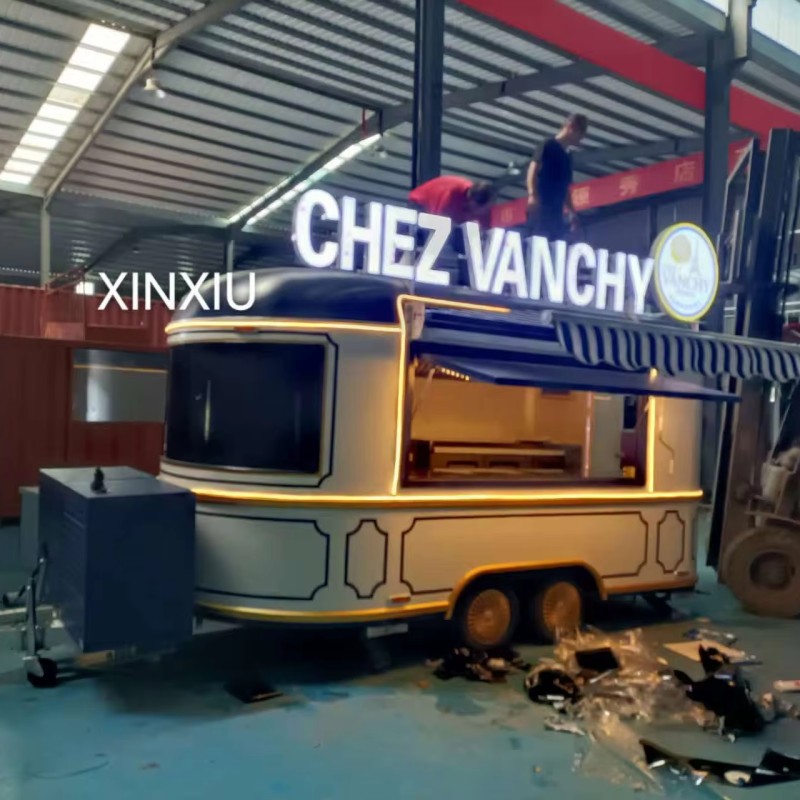 Mobile Food Truck Factory - UK Export Hot Dogs Ice Cream Vending Kiosks