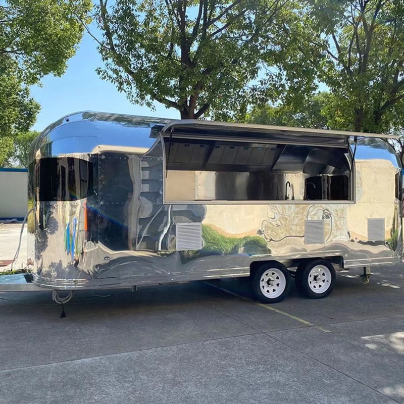 Food Cart Manufacturer - Portable Stainless Steel Bar Pavilion Juice Cart