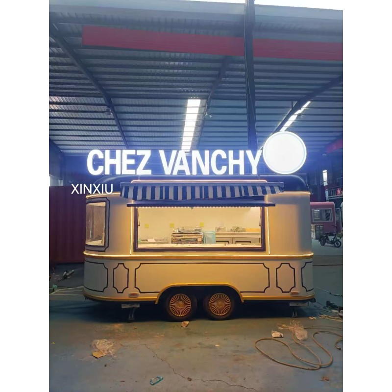 Mobile Food Truck Factory - UK Export Hot Dogs Ice Cream Vending Kiosks