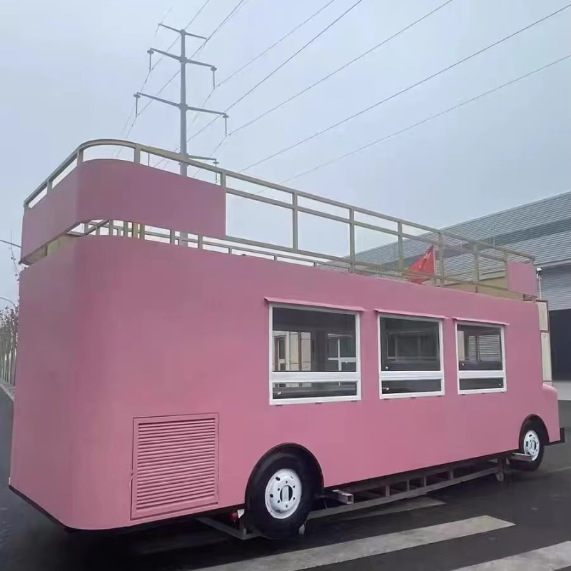 Food Truck Supplier - Best Selling Pizza Bus Full Kitchen Customized