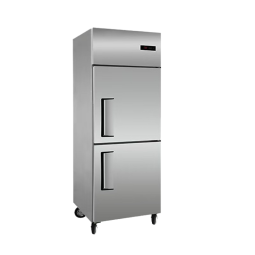 Refrigerator Factory - Custom Double-Temperature Glass Display Freezer