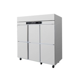 Freezer Factory - Custom Double Temperature Six Door Stainless Steel