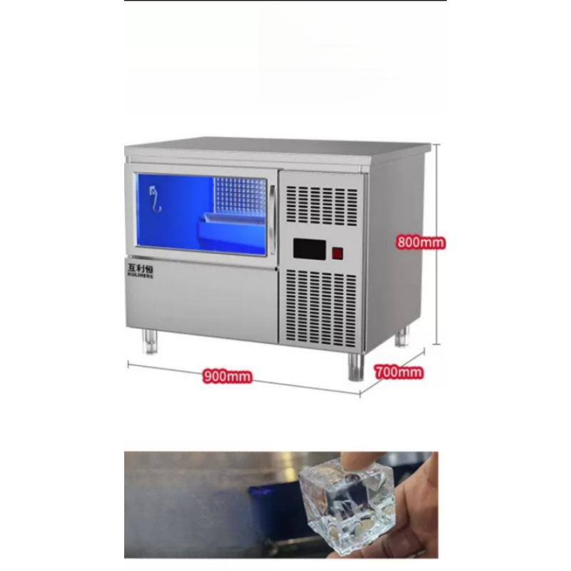 Ice Making Machine Factory - Custom Stainless Steel Split Crystal Cube