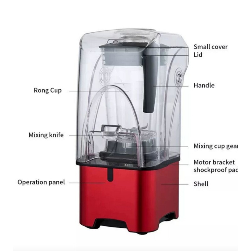 Commercial Blender Factory - Custom 2000ML High Speed Smoothies Heavy Duty