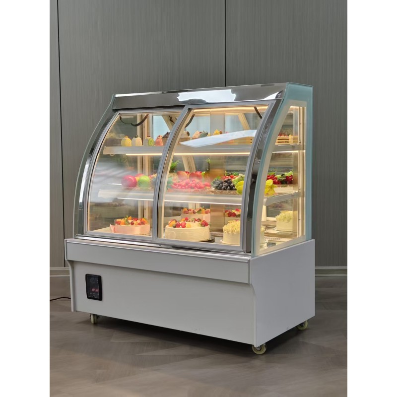 Cake Showcase Factory - Custom Stainless Steel Dessert Display Counter Cooler