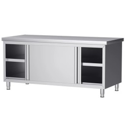 Work Table Factory - Custom Assembly Type Sliding Door Commercial Kitchen