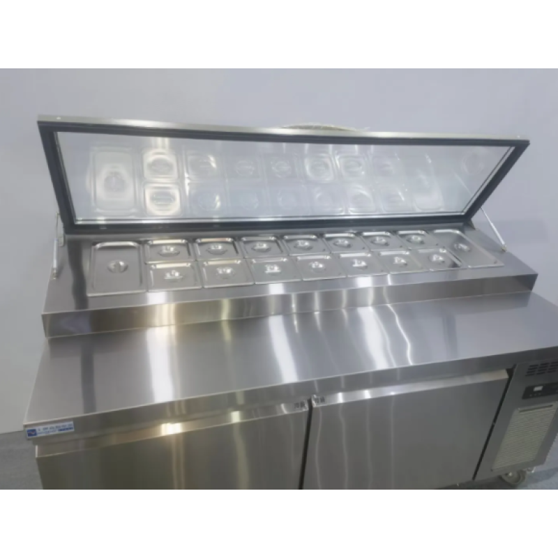 Salad Bar Factory - Custom Under Counter Refrigerator Worktable Chiller