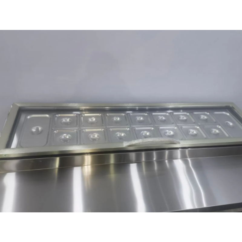 Salad Prep Table Factory - Custom Commercial 2 Door Pizza Salad Bar