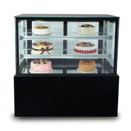 Cake Display Cabinet Factory - Custom Arc Curve Glass Pastry Refrigerator