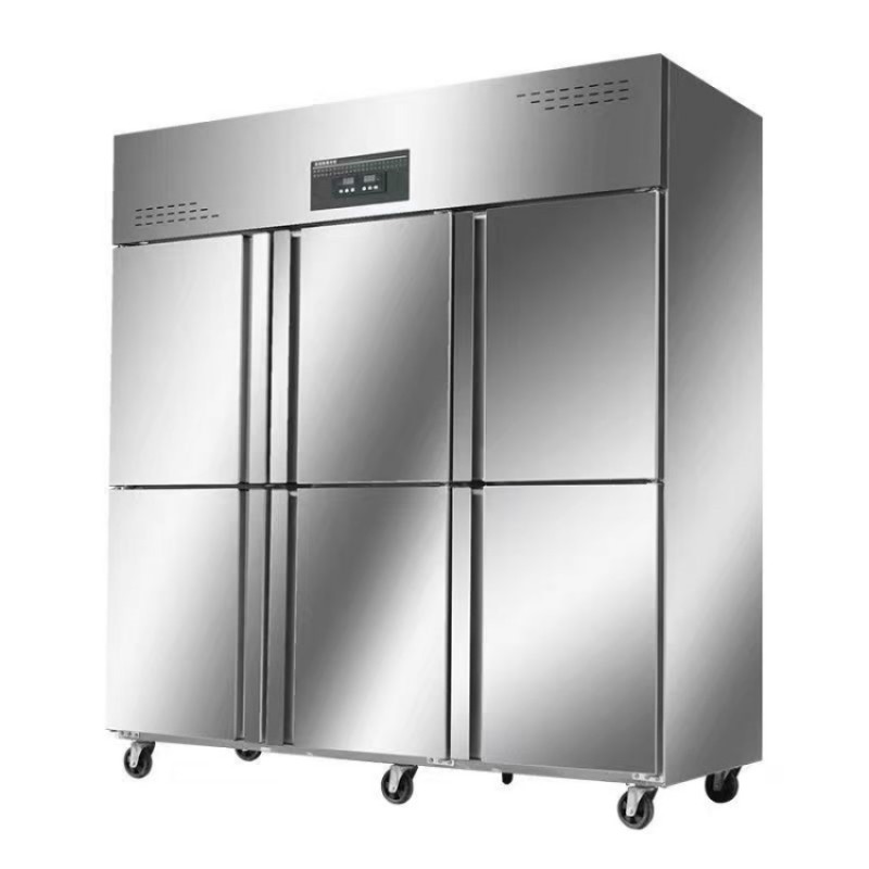 Freezer Factory - Custom Double Temperature Six Door Stainless Steel