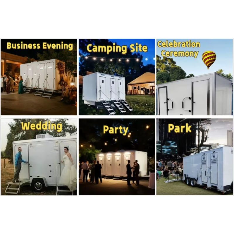 Restroom Trailer Manufacturer - Luxury Mobile Toilet