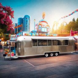 Food Trailer Factory - Stainless Steel Trike Trailer