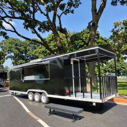 Catering Trailer Factory - Park Street Large Dining Truck with Cooler