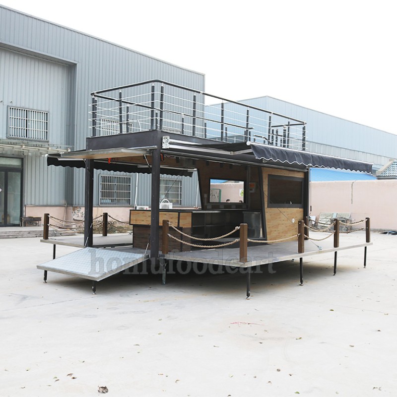 Mobile Trailer Supplier - Custom Double Decker Restaurant Trailer