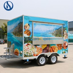 Food Trailer Factory - 10ft Mobile Fast Food Truck Full Kitchen