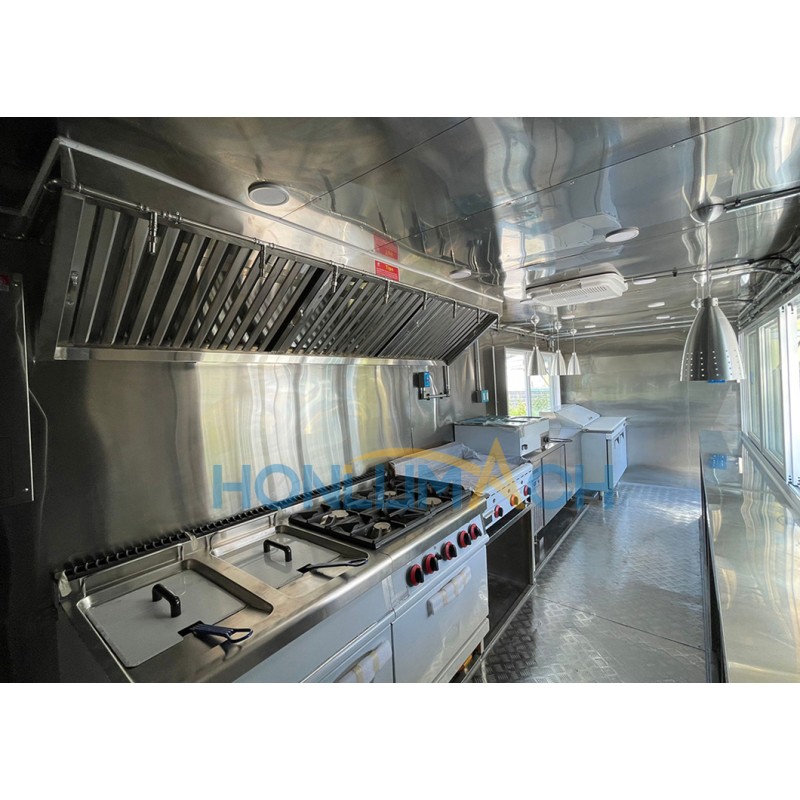 Food Trailer Manufacturer - Luxury Large Mobile Bar with Toilet