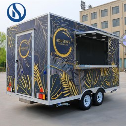 Food Truck Supplier - 13ft Fully Equipped Fast Food BBQ Taco Trailer