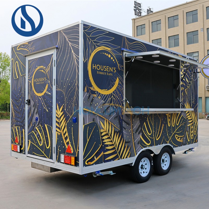 Food Truck Supplier - 13ft Fully Equipped Fast Food BBQ Taco Trailer