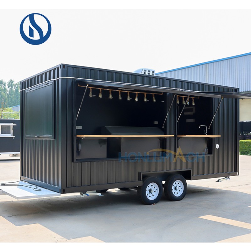 Container Food Trailer Factory - 2025 Towable 20ft Food Truck