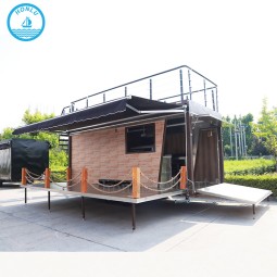 Cafe Trailer Manufacturer - Double Decker Coffee Food Kiosk