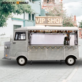 Food Van Factory - Custom Vintage Fully Equipped Coffee Vending Truck