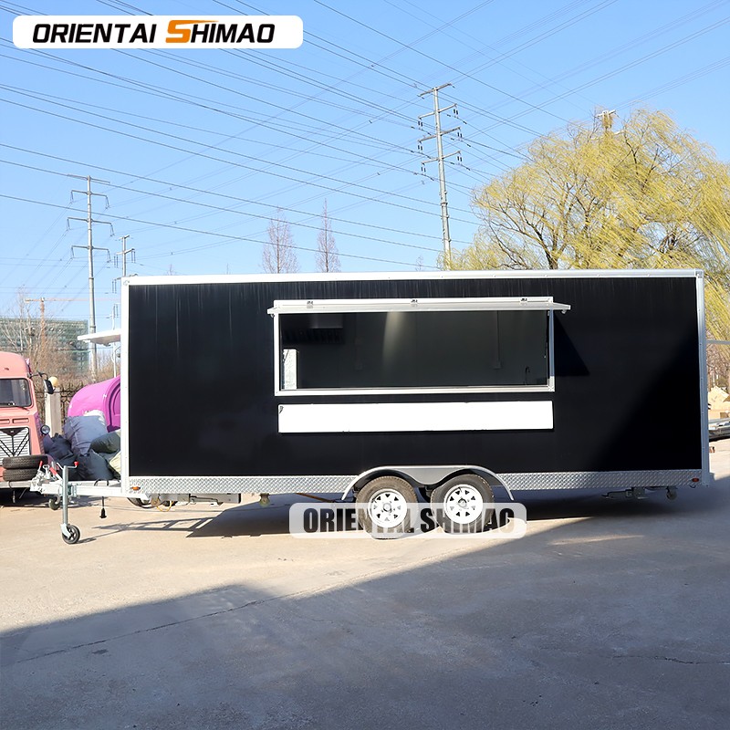 Food Trailer Factory - Custom Big Kitchen Concession Fast Food Cart