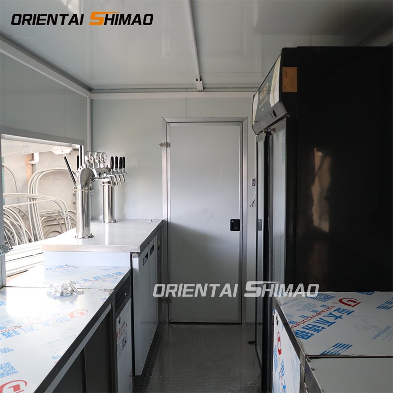 Hot Dog Cart Factory - Custom Oriental Shimao Fryer Stainless Steel Kiosk