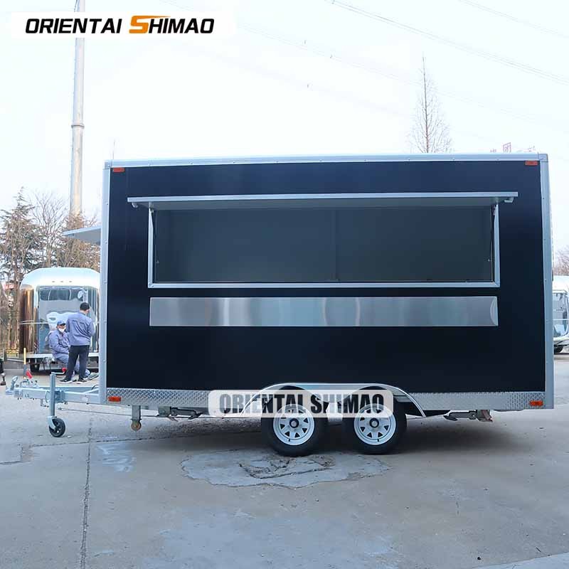 Food Trailer Factory - Custom Big Kitchen Concession Fast Food Cart