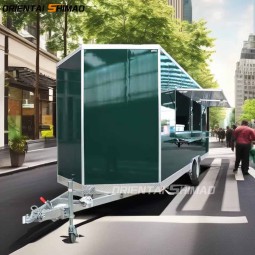 Hot Dog Cart Factory - Custom Oriental Shimao Fryer Stainless Steel Kiosk