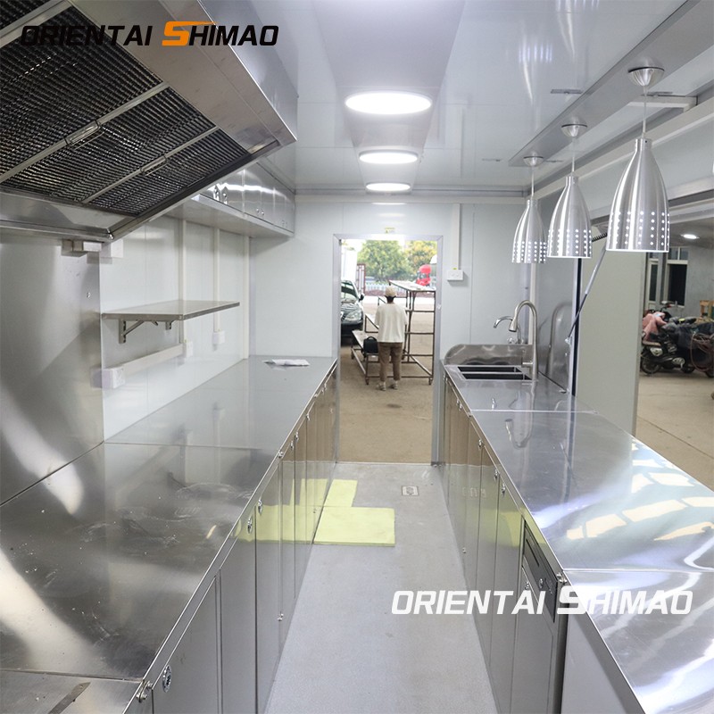 Food Trailer Factory - Custom Oriental Shimao Boat Shape Street Kitchen