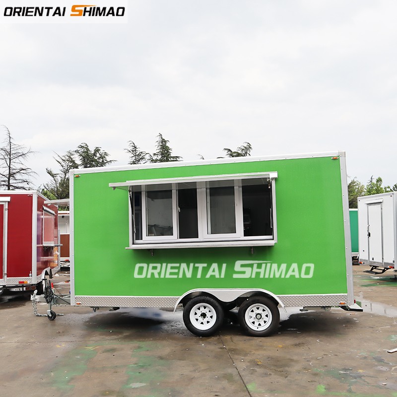 Coffee Truck Factory - Custom Big 14ft Crepe Mobile Food Kitchen