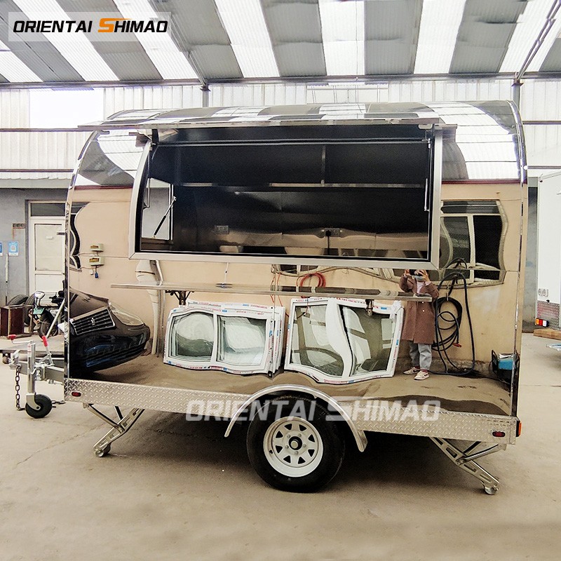 Mobile Food Cart Factory - Custom Stainless Steel Retro Australian Standard