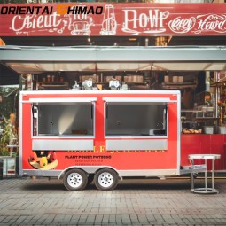 Food Trailer Factory - Custom Mobile Churros Dessert Kiosk Ice Cream