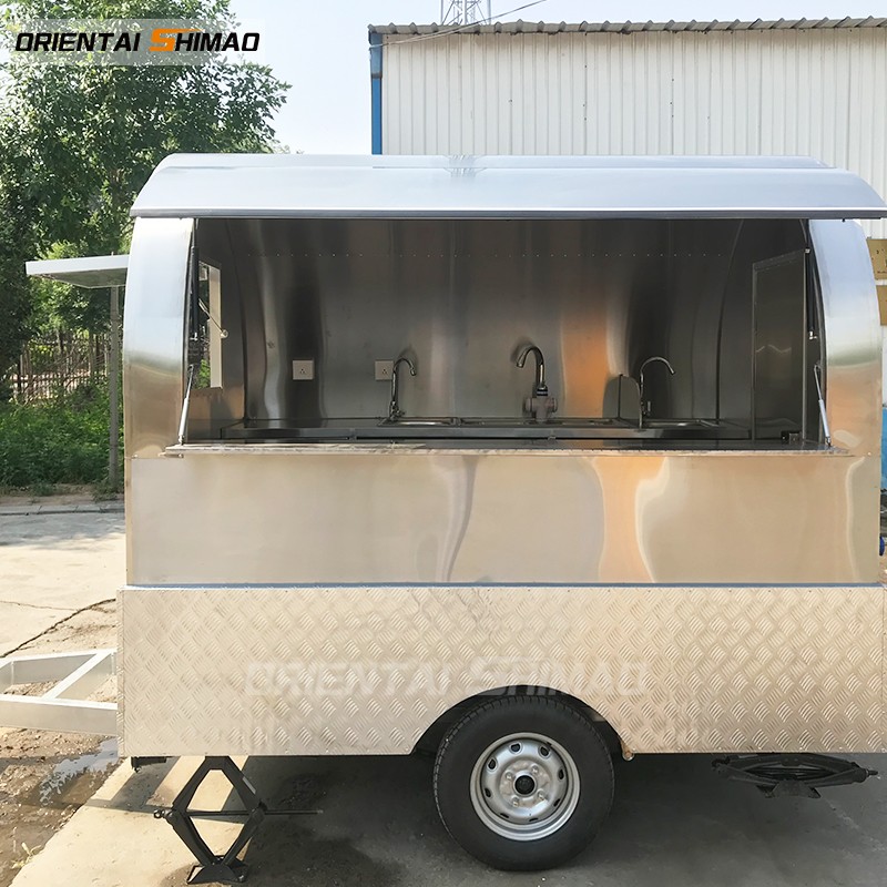 Food Kiosk Factory - Custom Bike Food Cart Metal Coffee Kiosk