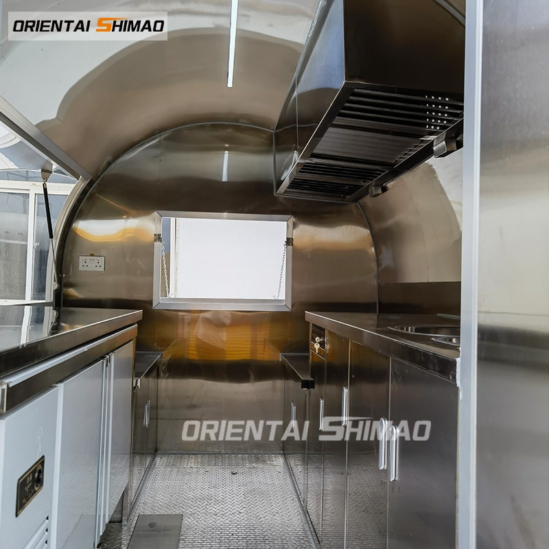 Food Truck Factory - Custom Oriental Shimao Wood Ice Cream Mini Truck