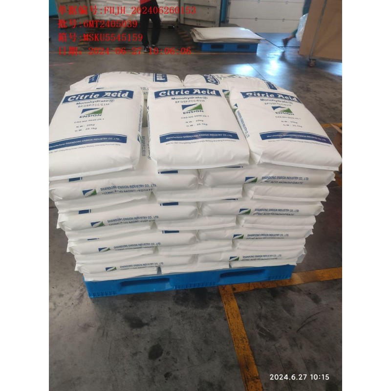 Monohydrate Citric Acid Food Grade Anhydrous Citric Acid with High Quality