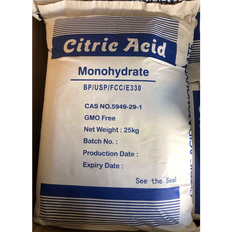 Citric Acid Anhydrous and Citric Acid Monohydrate/citric Acid Anhydrous 200 Mesh