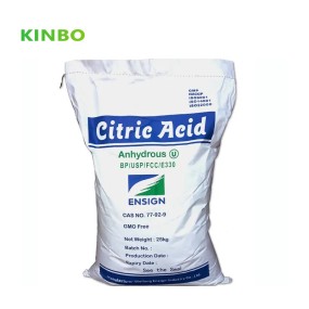 Food Grade Citric Acid Anhydrous Powder Ensign Brand