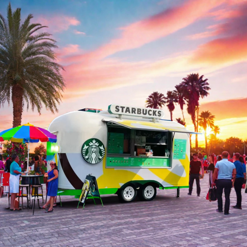 Food Trailer Supplier - Direct Supply Cold Drink Coffee Dessert