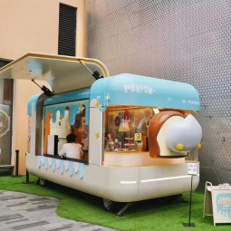 Food Truck Supplier - Hot Selling Deep Freezer Coffee Truck