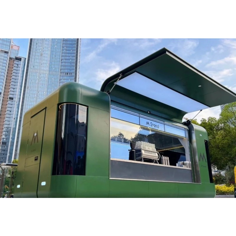 Mobile Kiosk Factory - New Hamburger Deep Fryer Bbq Vending