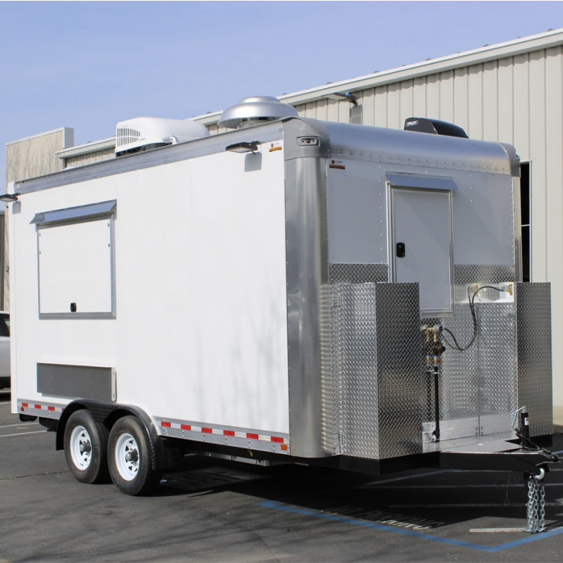 Fast Food Truck Factory - Square Sandwich Burger Van Range Hood